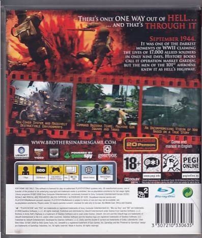Brothers In Arms Hells Highway - PS3 (B Grade) (Genbrug)